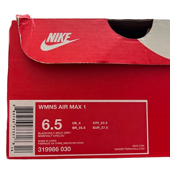 Nike Air Max 1 “Black Volt” - Picture 6 of 8